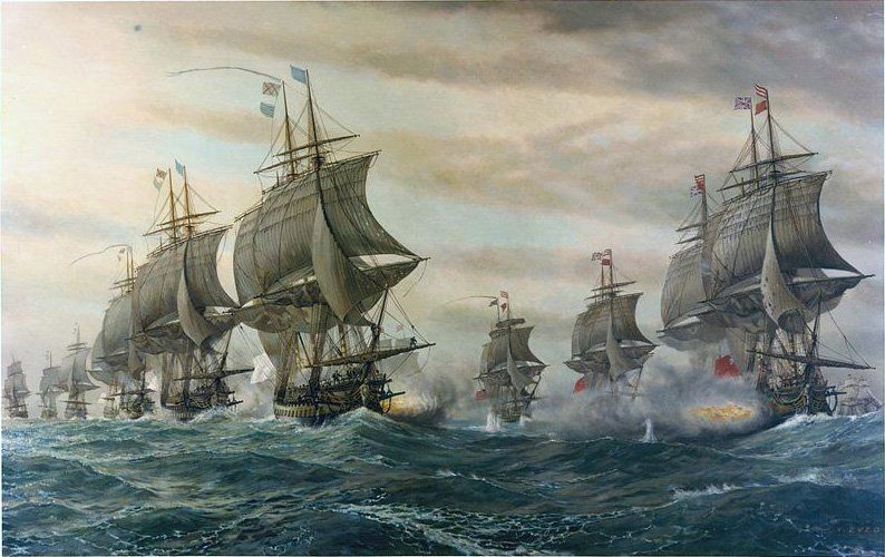 Unknown the Battle of the Virginia Capes